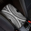 Black And White Maori Tattoo Print Car Center Console Cover