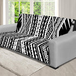 Black And White Maori Tattoo Print Futon Protector