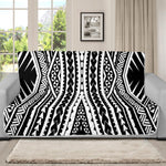 Black And White Maori Tattoo Print Futon Protector