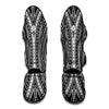 Black And White Maori Tattoo Print Muay Thai Shin Guard