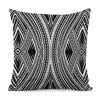 Black And White Maori Tattoo Print Pillow Cover