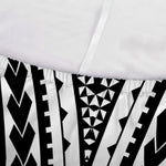 Black And White Maori Tattoo Print Sofa Cover