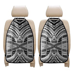 Black And White Maori Tribal Print Car Seat Organizers