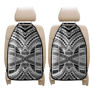 Black And White Maori Tribal Print Car Seat Organizers