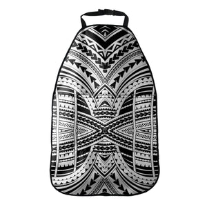 Black And White Maori Tribal Print Car Seat Organizers