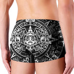 Black And White Maya Calendar Print Men's Boxer Briefs