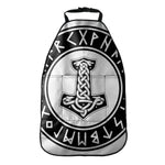 Black And White Mjolnir Print Car Seat Organizers