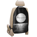 Black And White Moonlight Print Car Seat Organizers