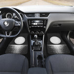 Black And White Moonlight Print Front Car Floor Mats