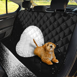 Black And White Moonlight Print Pet Car Back Seat Cover