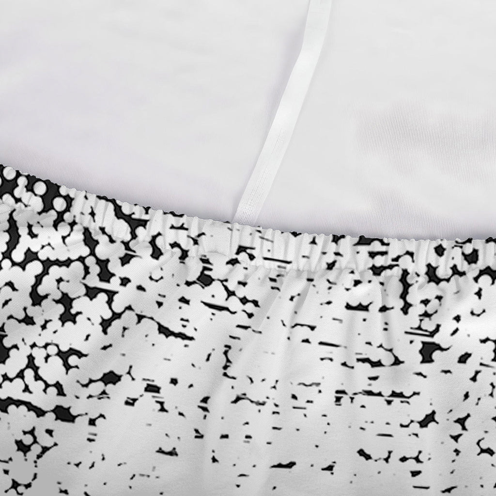 Black And White Moonlight Print Sofa Cover