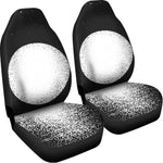 Black And White Moonlight Print Universal Fit Car Seat Covers