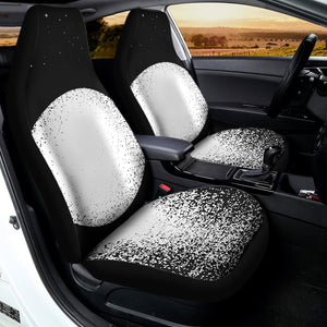 Black And White Moonlight Print Universal Fit Car Seat Covers