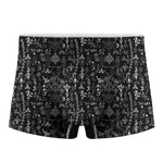 Black And White Mystic Wicca Print Men's Boxer Briefs