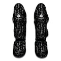 Black And White Mystic Wicca Print Muay Thai Shin Guards