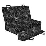 Black And White Mystic Witch Print Pet Car Back Seat Cover