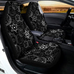 Black And White Mystic Witch Print Universal Fit Car Seat Covers