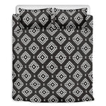 Black And White Navajo Pattern Print Duvet Cover Bedding Set