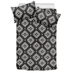 Black And White Navajo Pattern Print Duvet Cover Bedding Set
