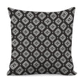 Black And White Navajo Pattern Print Pillow Cover