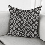 Black And White Navajo Pattern Print Pillow Cover
