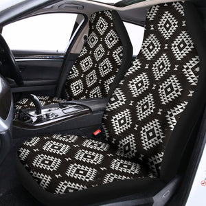 Black And White Navajo Pattern Print Universal Fit Car Seat Covers