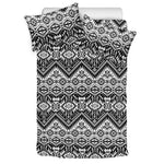 Black And White Navajo Print Duvet Cover Bedding Set