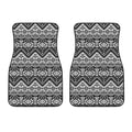Black And White Navajo Print Front Car Floor Mats