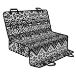 Black And White Navajo Print Pet Car Back Seat Cover