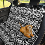 Black And White Navajo Print Pet Car Back Seat Cover