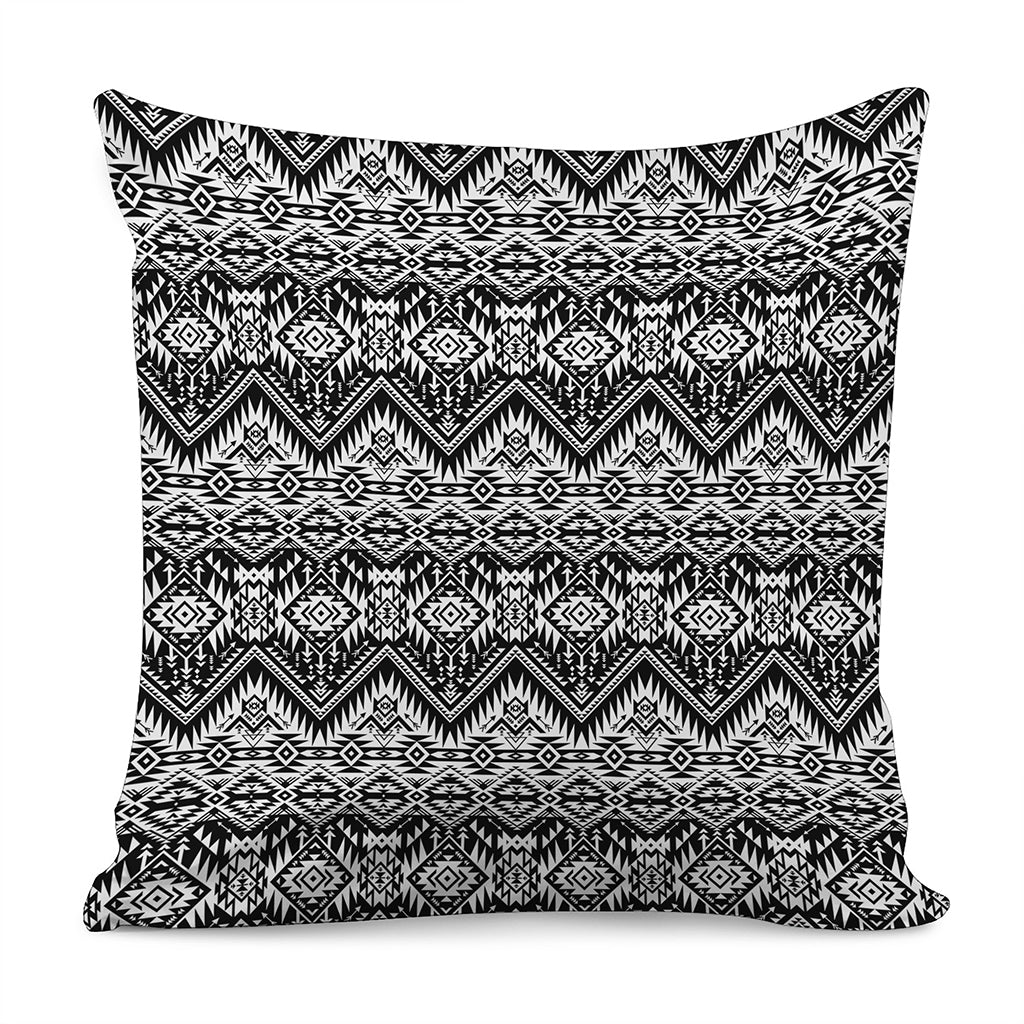 Black And White Navajo Print Pillow Cover