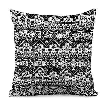 Black And White Navajo Print Pillow Cover