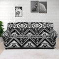 Black And White Navajo Print Sofa Cover