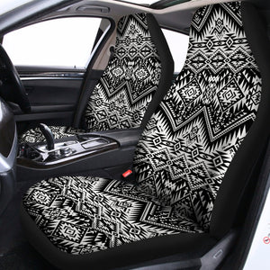 Black And White Navajo Print Universal Fit Car Seat Covers