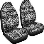 Black And White Navajo Print Universal Fit Car Seat Covers