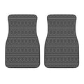 Black And White Navajo Tribal Print Front Car Floor Mats
