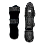 Black And White Navajo Tribal Print Muay Thai Shin Guard