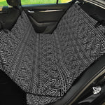 Black And White Navajo Tribal Print Pet Car Back Seat Cover