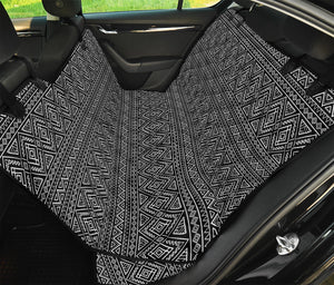 Black And White Navajo Tribal Print Pet Car Back Seat Cover