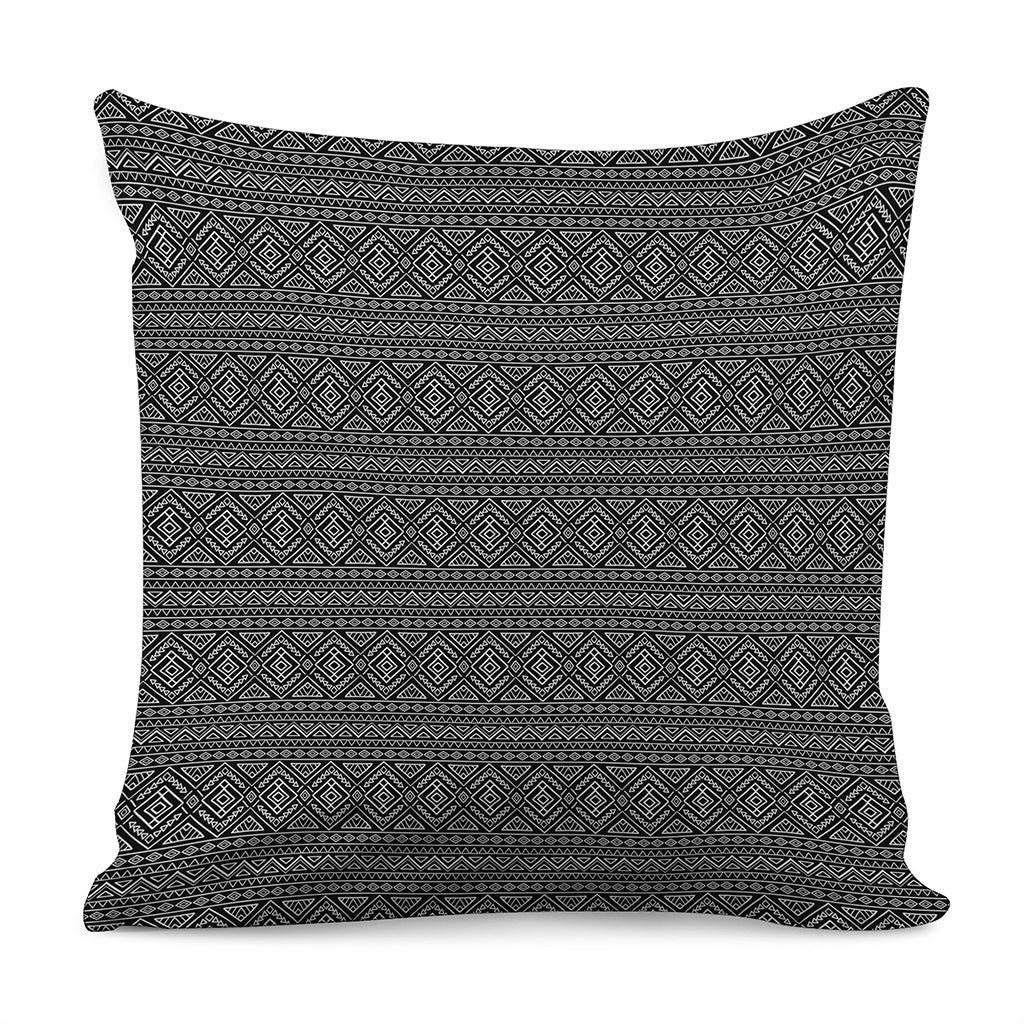 Black And White Navajo Tribal Print Pillow Cover