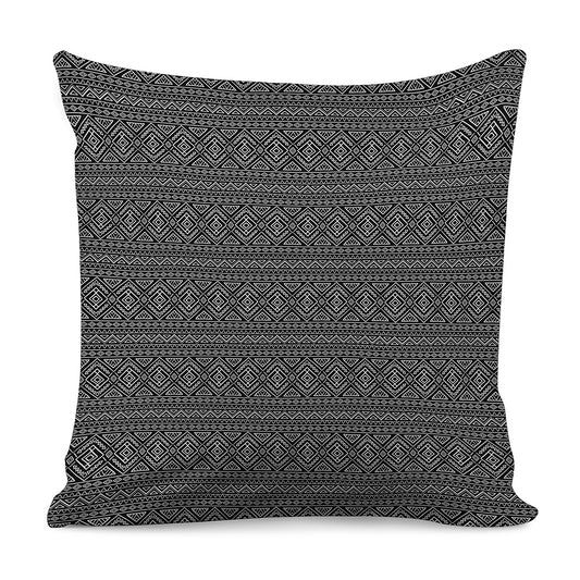Black And White Navajo Tribal Print Pillow Cover