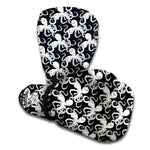 Black And White Octopus Pattern Print Boxing Gloves
