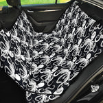 Black And White Octopus Pattern Print Pet Car Back Seat Cover