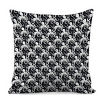 Black And White Octopus Pattern Print Pillow Cover