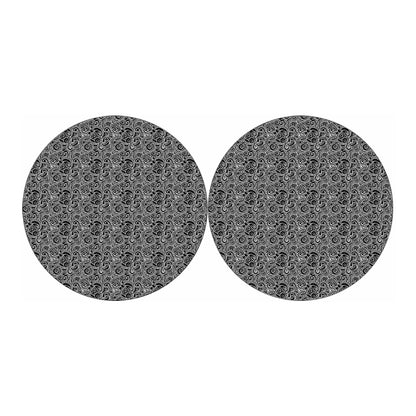 Black And White Octopus Tentacles Print Car Coasters