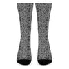 Black And White Octopus Tentacles Print Crew Socks