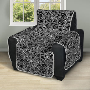 Black And White Octopus Tentacles Print Recliner Protector