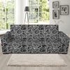 Black And White Octopus Tentacles Print Sofa Slipcover
