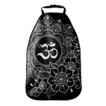 Black And White Om Print Car Seat Organizers