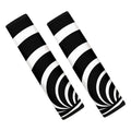 Black And White Optical Illusion Print Car Seat Belt Covers